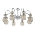 Люстра на штанге Escada Gloss 1141/8PL Chrome/Beige
