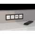 Лицевая панель Alfa (Белый матовый) для TV двойной розетки Quant Ambrella Volt AP1333