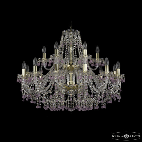 Подвесная люстра Bohemia Ivele Crystal 1410/10+5/300/2d G V7010