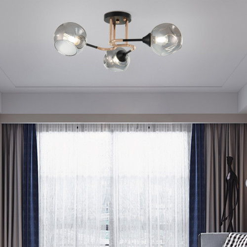 Потолочная люстра Arte Milano Amalfi 328419/3 FG+BK