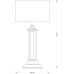 Настольная лампа Kutek Decor Abazur DEC-LG-1(P/A)