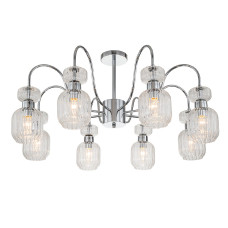 Люстра на штанге Escada Gloss 1141/8PL Chrome/Clear