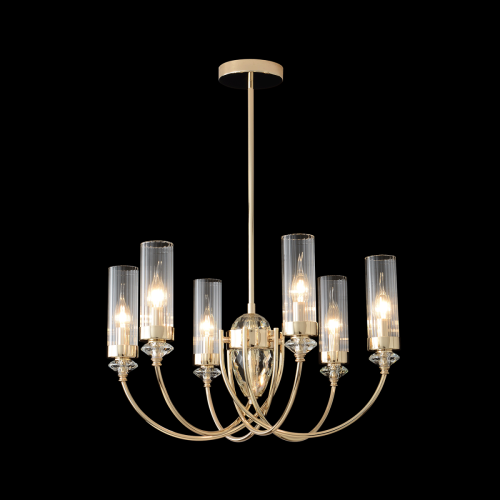 Люстра на штанге Crystal Lux SECRET SP6 GOLD Люстра на штанге Crystal Lux SECRET SP6 GOLD