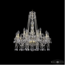Подвесная люстра Bohemia Ivele Crystal 1413/10+5/220/h-71 G