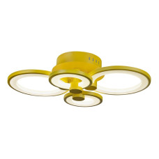 Потолочная светодиодная люстра iLedex Ring A001/4 Yellow