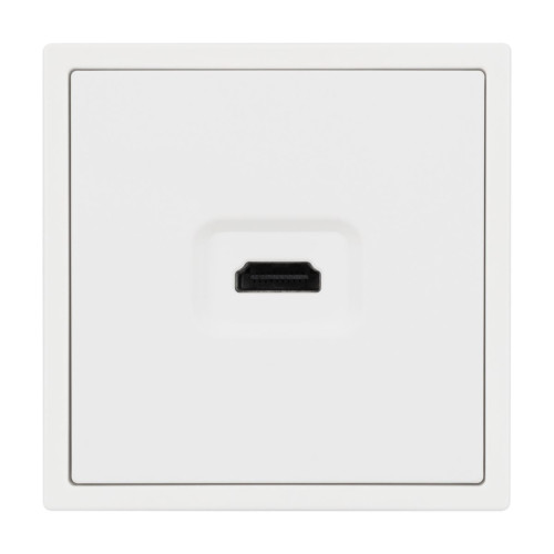 Механизм HDMI розетки Arlight SCT-NOBE-MHD1-SFPL-WH (Белый кварц) 061846
