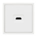 Механизм HDMI розетки Arlight SCT-NOBE-MHD1-SFPL-WH (Белый кварц) 061846