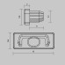 Комплект заглушек для профиля 2206 10шт Maytoni Led Strip ALM-004-B-EC 642012