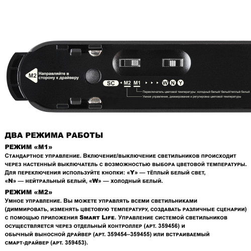 Трековый светильник Novotech Easy Shino 359473