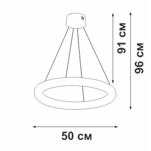 Подвесной светильник Vitaluce V2543DT-0/1S Подвесной светильник Vitaluce V2543DT-0/1S