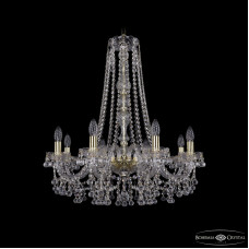 Подвесная люстра Bohemia Ivele Crystal 1409/8/240/h-75 G