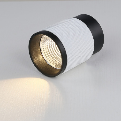 Накладной светильник iLedex Delta 1955-10W-3000K-36 BK+WH