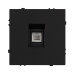 Механизм телефонной розетки Arlight SCT-NOBE-MTL1-SFPL-BK (RJ-11, 4C) (Черный оникс) 054301