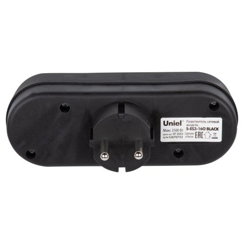 Сетевой разветвитель Uniel S-ES3-16O BLACK UL-00011232