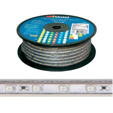 Светодиодная лента Uniel ULS-2835-60LED/m-10mm-IP67-220V-8W/m-50M-BLUE бобина