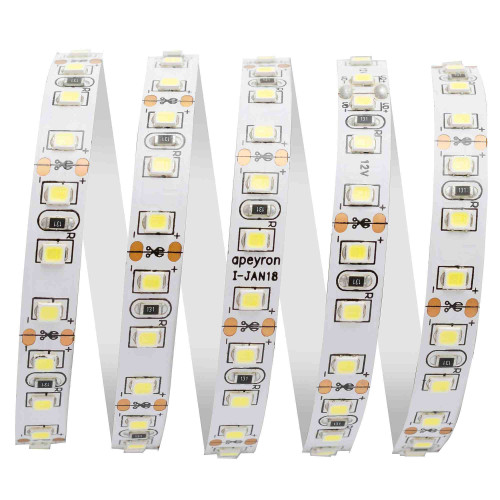 Светодиодная лента Apeyron 12В СТ 9,6Вт/м smd3528, 120д/м IP20 600Лм/м 5м 6500К 00-31