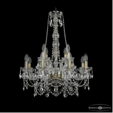 Подвесная люстра Bohemia Ivele Crystal 1411/8+4/195/h-70 Pa