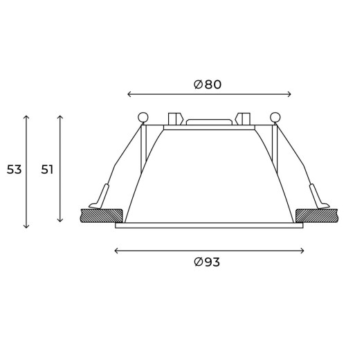 Встраиваемый светильник Hesby Lighting Odda HSBL_0114