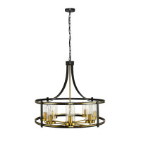 Подвесная люстра Arte Lamp Avior A7011SP-8BK