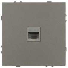 Розетка Эра Galaxy 15-3107-07 информационная RJ45 IP20 титан Б0070747