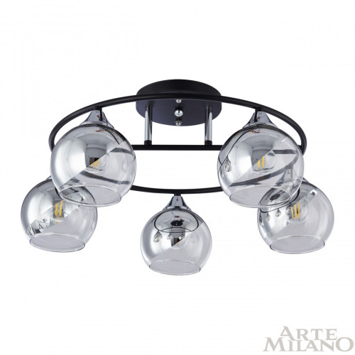 Потолочная люстра Arte Milano Amalfi 322403/5 BK+CR