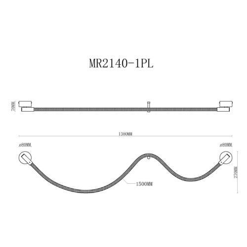 Настенный светильник Myfar Kenneth MR2140-1WL