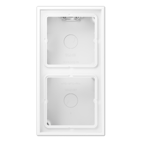 Коробка двухместная Jung LS582AWWM
