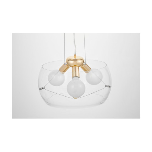 Подвесная люстра Lumina Deco Globo LDP 6018-400 PR+F.GD