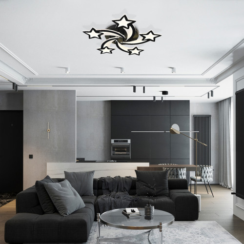 Потолочная люстра Natali Kovaltseva Star INNOVATION STYLE 83018 BLACK