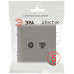 Розетка Эра Arktik 16-3110-07 комбинированная RJ45+TV титан Б0070500