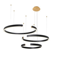 Подвесной светодиодный светильник Loft IT Ring 10025/3 Black