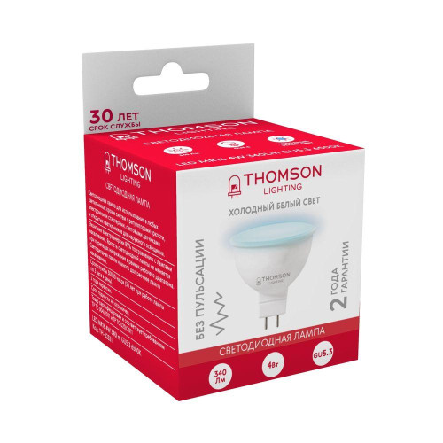 Лампа светодиодная Thomson GU5.3 4W 6500K TH-B2321
