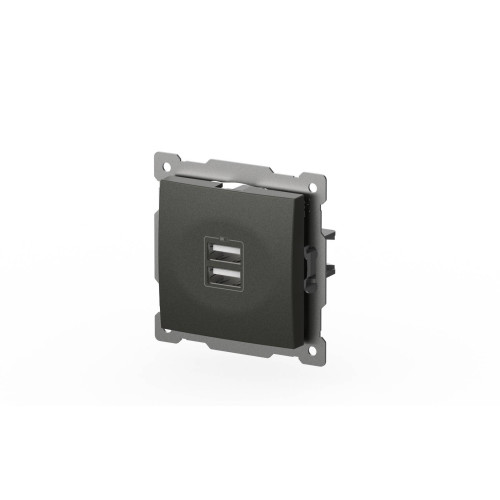 Розетка USB 5V 2,1A 2-я ELBI Zena Vega 609-011100-143