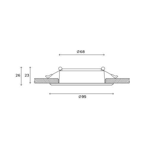 Точечный светильник Hesby Lighting Helsingborg HSBL_0204