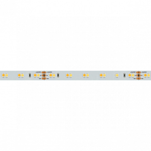 Светодиодная лента Arlight 9,6W/m 120LED/m 3528SMD теплый белый/белый 5M 025211(2)