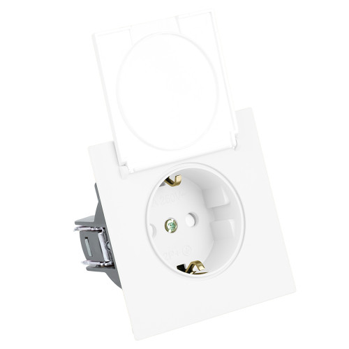 Розетка 1-местная Stekker 250В 16А Мия RST16-3112-01 50441