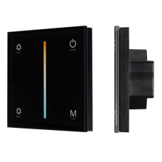 Панель Arlight Smart-P21-Mix-G-IN Black (12-24V, 4x3A, Sens, 2.4G) 033765