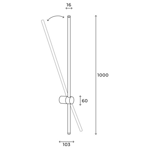 Настенный светильник Hesby Lighting Edge HSBL_0226