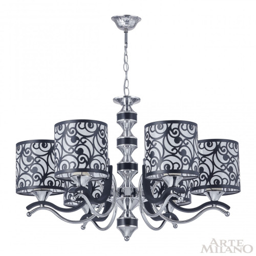 Подвесная люстра Arte Milano Florentia-4957 304957/6 Bk/Ni