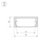 Алюминиевый профиль Arlight ARH-Wide-W39-2000 Anod 030982