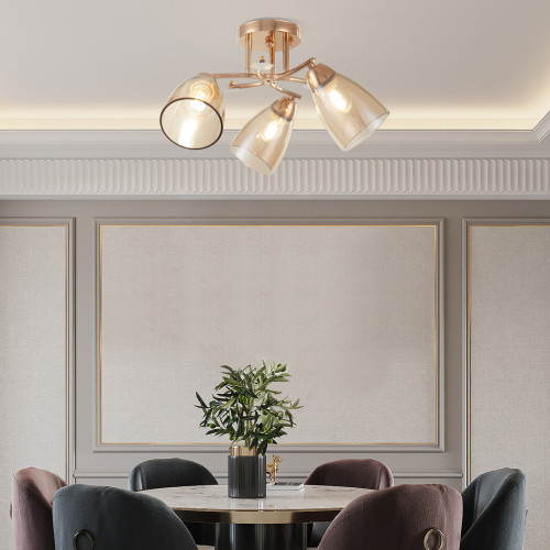 Потолочная люстра Arte Milano Amalfi 326419/3 FG+WH