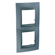 Рамка 2-постовая вертикальная Schneider Electric Unica Top MGU66.004V.297