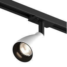 Трековый однофазный светильник Denkirs Bell DK6050-BW+BK