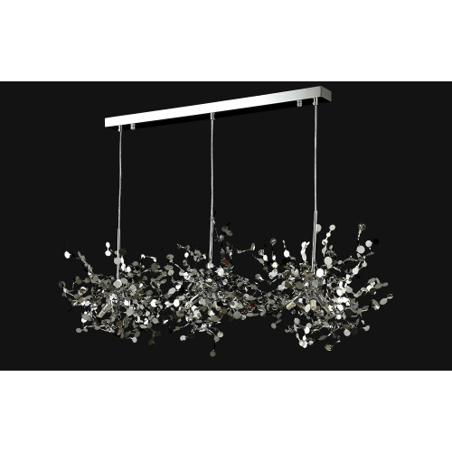 Подвесной светильник Crystal Lux GARDEN SP3х3 L1200 CHROME