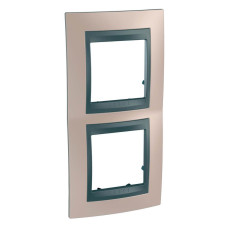 Рамка 2-постовая вертикальная Schneider Electric Unica Top MGU66.004V.296