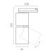 Трековый однофазный профессиональный светильник Lightstar Volta CCT 227016