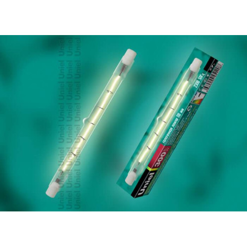 Лампа галогенная (01069) Uniel R7s 300W прозрачная J-118/300/R7s