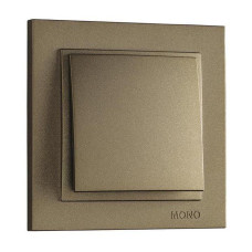 Выключатель одноклавишный Mono Electric Despina 10А 250В бронза 102-232325-100