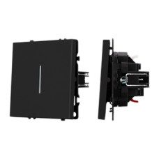 Механизм звонкового выключателя Arlight LED SWT-NOBE-MKR1-SFPL-L-BK (230V, 10A) (Черный оникс) 061734
