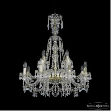Подвесная люстра Bohemia Ivele Crystal 1410/8+4/240/XL-80 G V0300